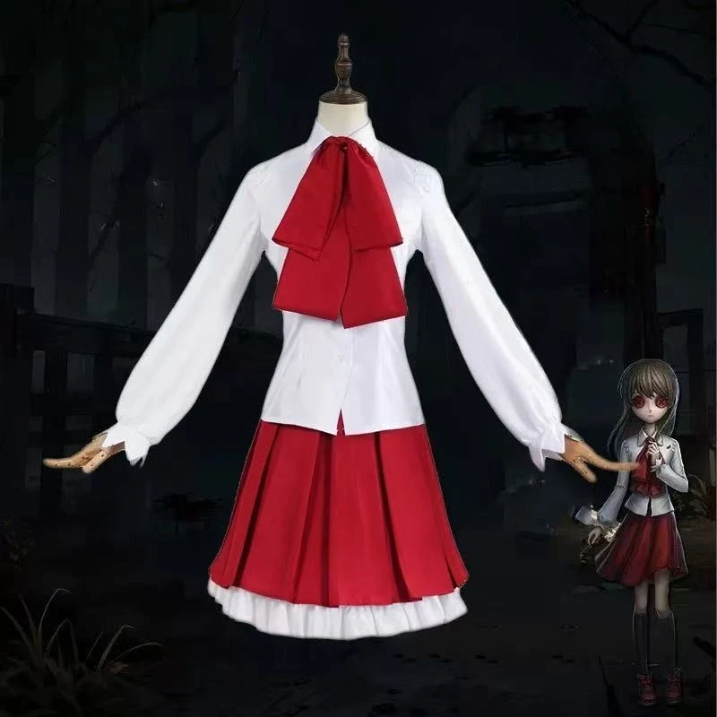 IdentityⅤCosplay Crossover Ib Cosplay Costume Alice Derose JK Uniform White Blouse Red Pleated Skirt Bow Tie Set for Girl
IdentityⅤCosplay Crossover Ib Cosplay Costume Alice Derose JK Uniform White Blouse Red Pleated Skirt Bow Tie Set for Girl