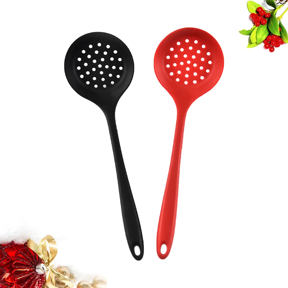 2 PCS Silica Gel Colander Silicone Kitchen Utensil Cooking Strainer Slotted Spoon
2 PCS Silica Gel Colander Silicone Kitchen Utensil Cooking Strainer Slotted Spoon