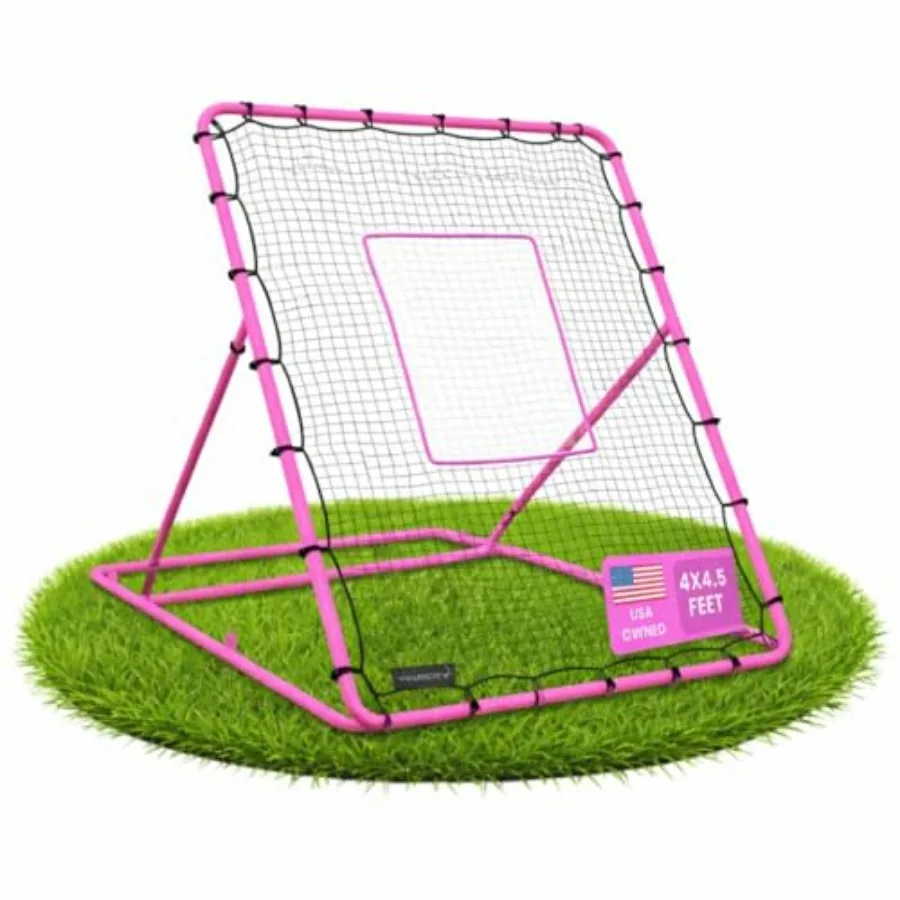 Adjustable Baseball Rebounder Net with 3 Return Angles 4x4.5 Feet Soft Ball and Baseball Net for Skill Development Multi Sport
Adjustable Baseball Rebounder Net with 3 Return Angles 4x4.5 Feet Soft Ball and Baseball Net for Skill Development Multi Sport