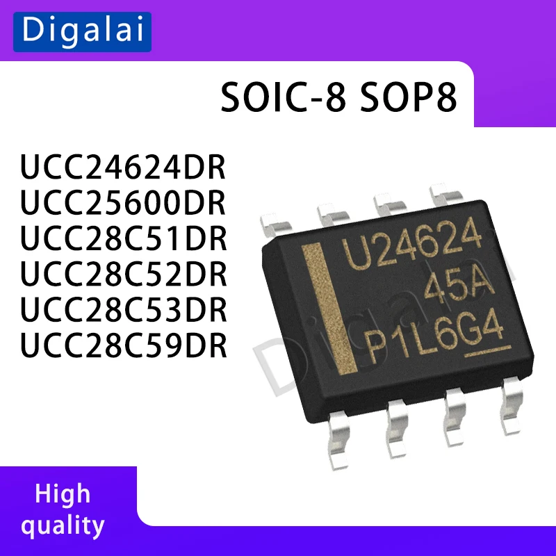 UCC24624DR UCC25600DR UCC28C51DR UCC28C52 UCC28C53 UCC28C59DR SOIC-8 Package Power Management ICs
UCC24624DR UCC25600DR UCC28C51DR UCC28C52 UCC28C53 UCC28C59DR SOIC-8 Package Power Management ICs