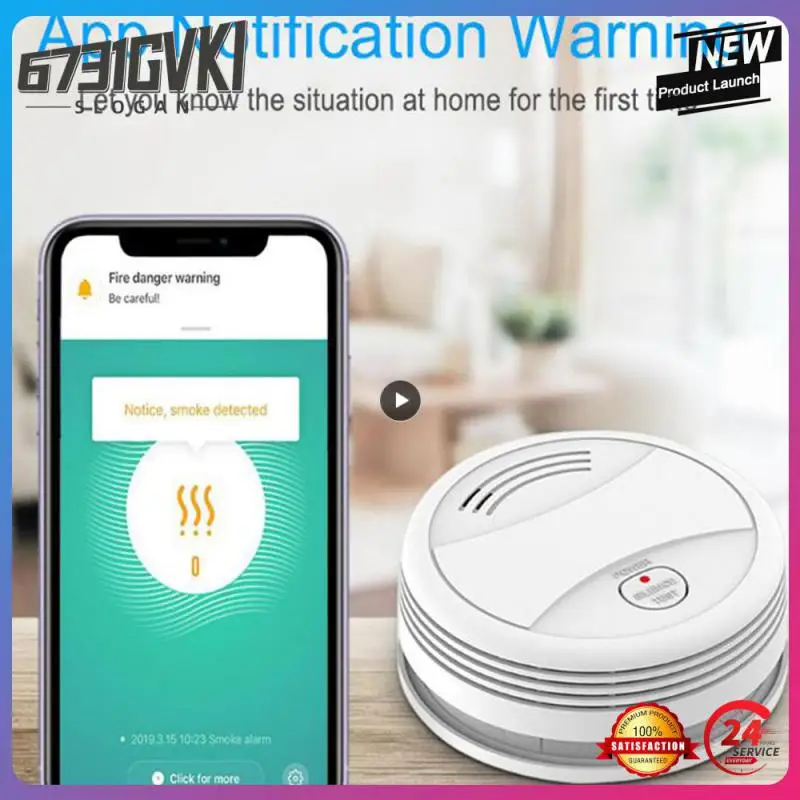 Alarm Convenient Reliable Smoke Detection Easily Connect To Wifi Real Time Notification Fire Safety Smart Home Detector Useful
Alarm Convenient Reliable Smoke Detection Easily Connect To Wifi Real Time Notification Fire Safety Smart Home Detector Useful