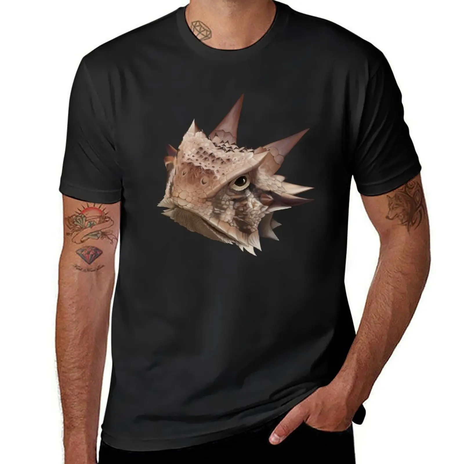 Portrait of a Texas Horned Lizard T-Shirt Blouse summer clothes mens t shirt graphic
Portrait of a Texas Horned Lizard T-Shirt Blouse summer clothes mens t shirt graphic