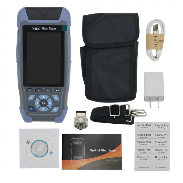 Optical Fiber Tester OTDR Optical Time Domain Reflectometer with OPM Light Source VFL for SM JW3302S
Optical Fiber Tester OTDR Optical Time Domain Reflectometer with OPM Light Source VFL for SM JW3302S
