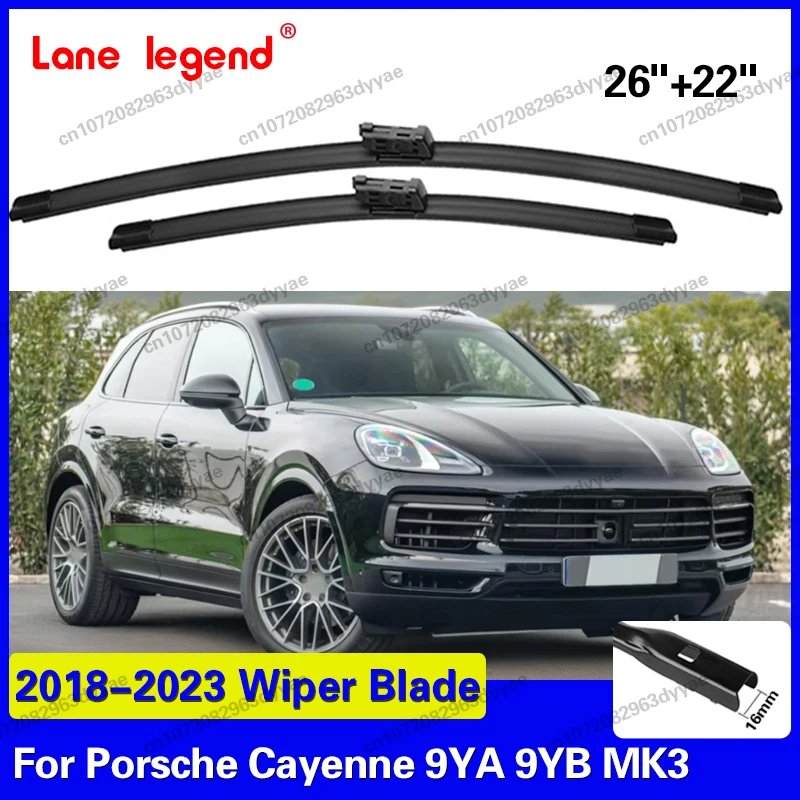 Car Wiper Blade Blades For Porsche Cayenne 9YA 9YB MK3 2018-2023 Windshield Windscreen Clean Rubber Cars Wipers Accessories
Car Wiper Blade Blades For Porsche Cayenne 9YA 9YB MK3 2018-2023 Windshield Windscreen Clean Rubber Cars Wipers Accessories