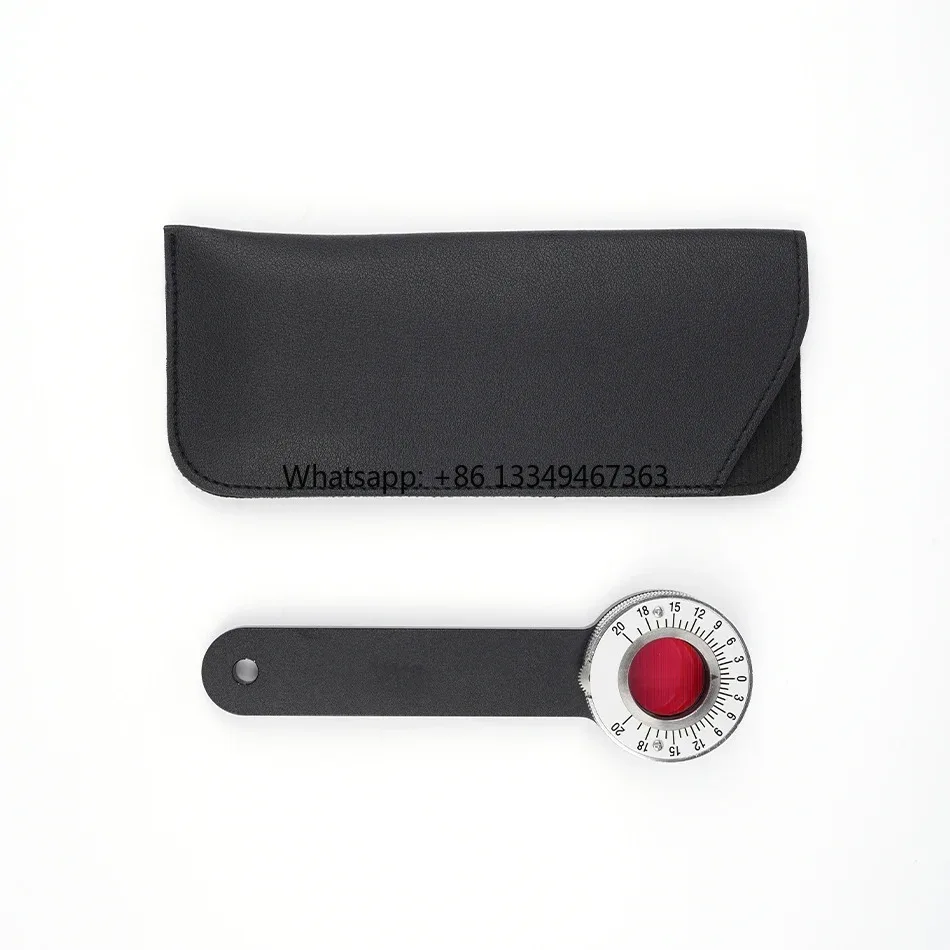 1Pcs Optical Phoria Tester Strabismus Prism Diopters Hetemphoria Risley Maddox Measure
1Pcs Optical Phoria Tester Strabismus Prism Diopters Hetemphoria Risley Maddox Measure