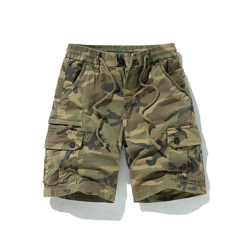 Summer New Camouflage Cargo Shorts Men Youth American Retro Pure Cotton Loose Multi Pocket Casual Shorts Men Fashion Streetwear
Summer New Camouflage Cargo Shorts Men Youth American Retro Pure Cotton Loose Multi Pocket Casual Shorts Men Fashion Streetwear