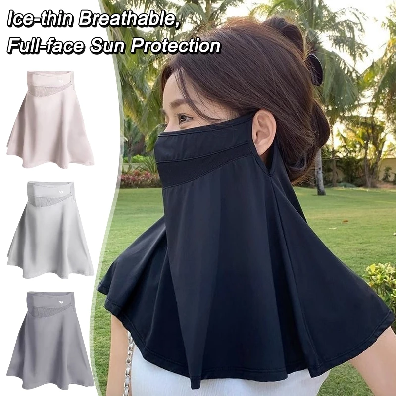 Summer Outdoor Full Face Sunshade Mask Breathable Ice Silk UV Protection Mask Cycling Driving Face Sunscreen마스크
Summer Outdoor Full Face Sunshade Mask Breathable Ice Silk UV Protection Mask Cycling Driving Face Sunscreen마스크