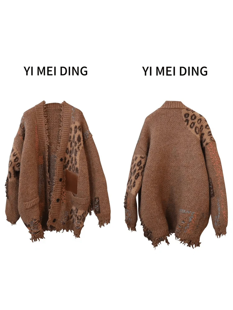 Вязаный топ с леопардовым принтом и объемной вышивкой, модная новинка весенней коллекции для женщин, уникальный трендовый вязаный топ
Вязаный топ с леопардовым принтом и объемной вышивкой, модная новинка весенней коллекции для женщин, уникальный трендовый вязаный топ