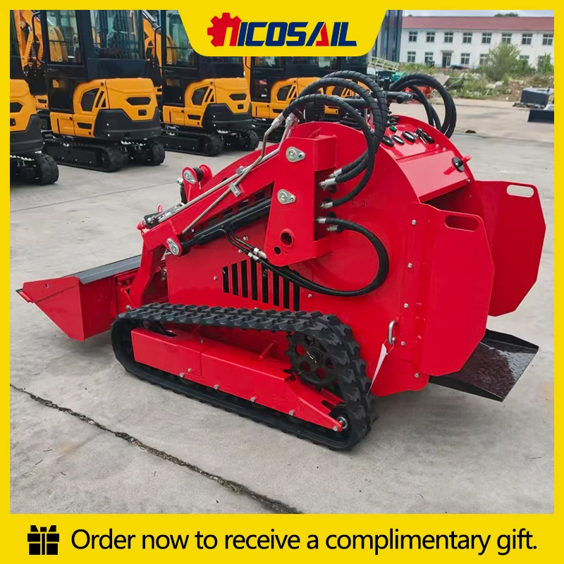 Compact Mini Skid Steer 420E 28HP Crawler Loader with CE EPA Certification Small Farm Landscaping Machine OEM Available
Compact Mini Skid Steer 420E 28HP Crawler Loader with CE EPA Certification Small Farm Landscaping Machine OEM Available