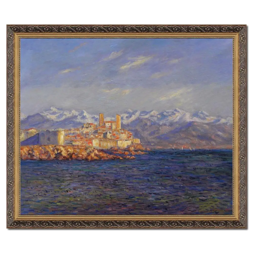 Antibes Landscape Art Claude Monet Painting Handmade Wooden Framed Canvas French Impressionist Artwork for Living Room Decor
Antibes Landscape Art Claude Monet Painting Handmade Wooden Framed Canvas French Impressionist Artwork for Living Room Decor