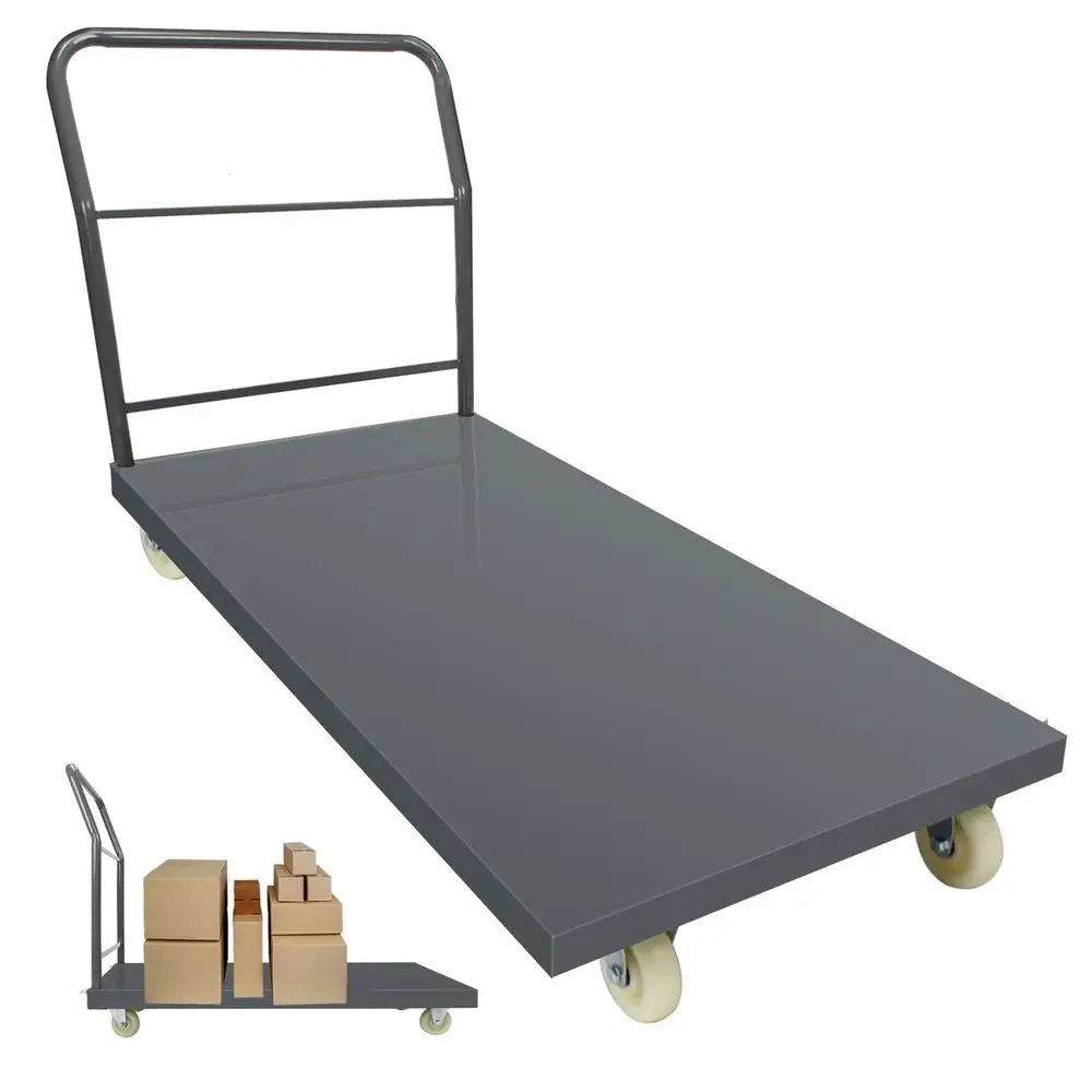 Duty Platform Truck Moving Flatbed Cart, 30x60Push Dolly, 2000 LBS Dolly Cart Flatform with Wheels and Handle, Steel Flatbed Ca
Duty Platform Truck Moving Flatbed Cart, 30x60Push Dolly, 2000 LBS Dolly Cart Flatform with Wheels and Handle, Steel Flatbed Ca