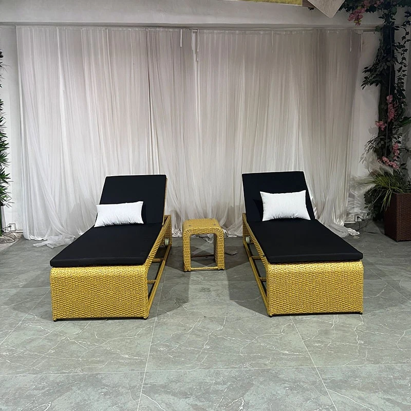 Outdoor rattan loungers pool bed leisure beach villa large terrace lounge loungers balcony folding
Outdoor rattan loungers pool bed leisure beach villa large terrace lounge loungers balcony folding