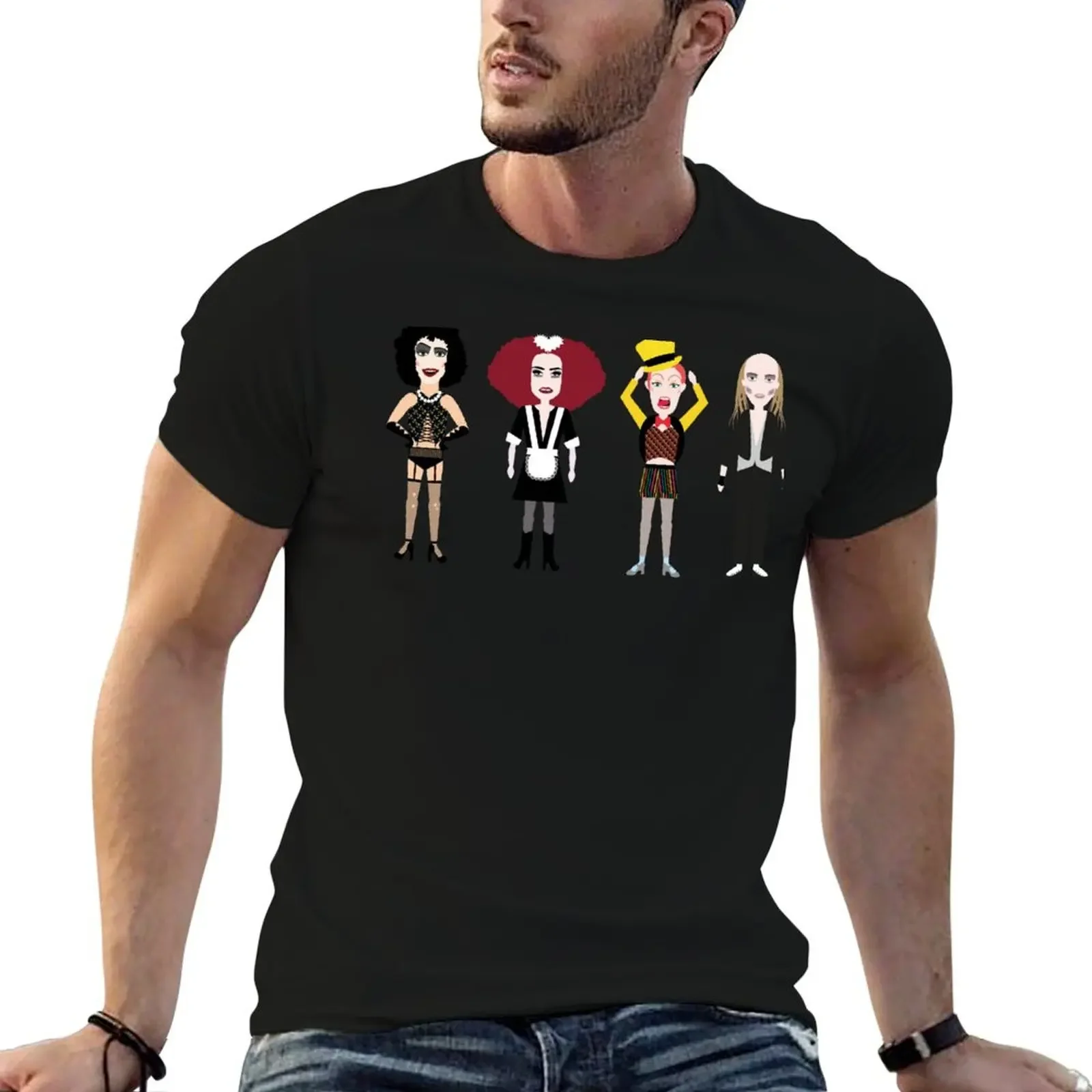 RHPS T-Shirt korean fashion custom t shirt blanks new edition plus size men clothing
RHPS T-Shirt korean fashion custom t shirt blanks new edition plus size men clothing