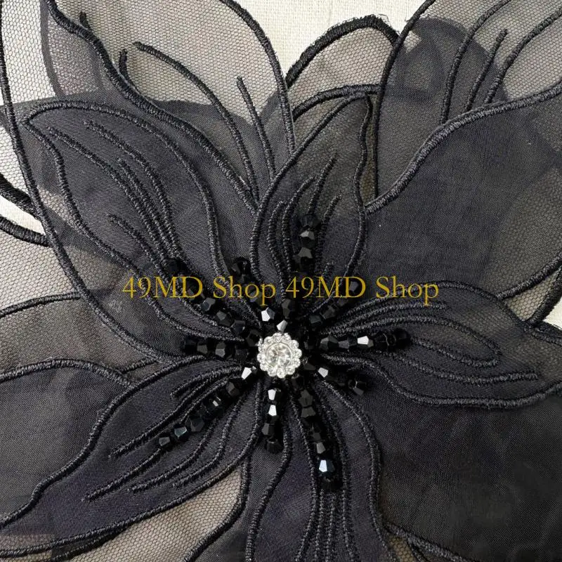 49MD Floral Sewing Patches Elegant Flower Beaded Applique for Decoration Oversized Appliques Sew on Dress
49MD Floral Sewing Patches Elegant Flower Beaded Applique for Decoration Oversized Appliques Sew on Dress