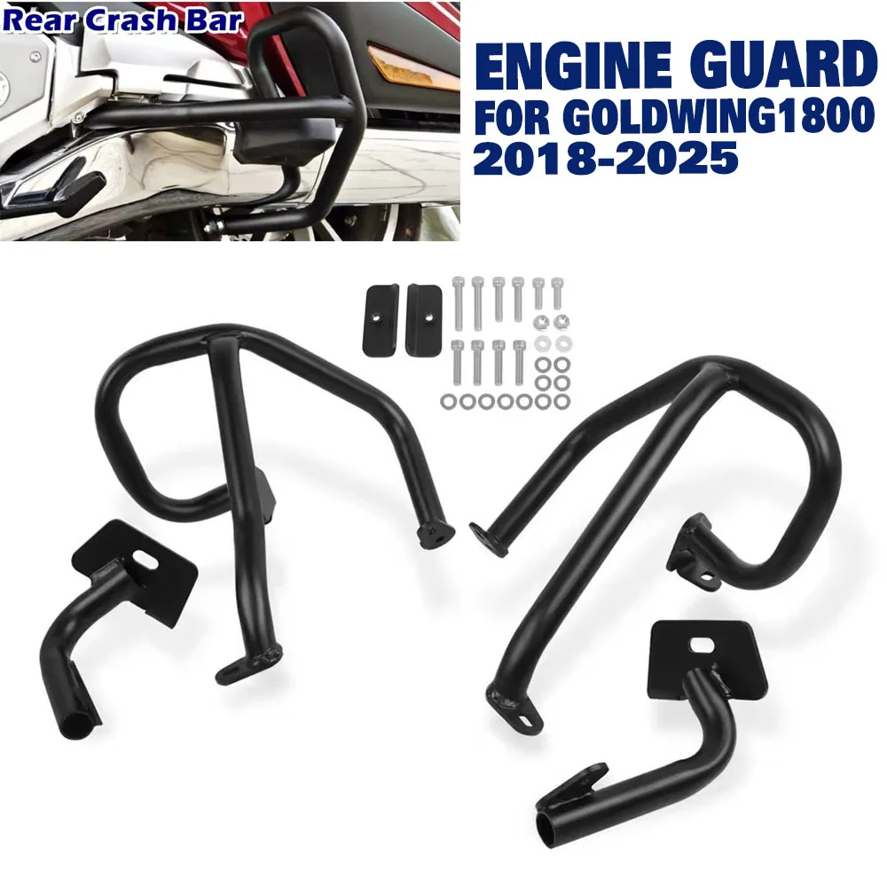 Защита двигателя для шоссе, защитный бак для Honda Gold Wing 1800 GL1800 Goldwing 1800 2018-2025 2024, защитные планки для бампера
Защита двигателя для шоссе, защитный бак для Honda Gold Wing 1800 GL1800 Goldwing 1800 2018-2025 2024, защитные планки для бампера