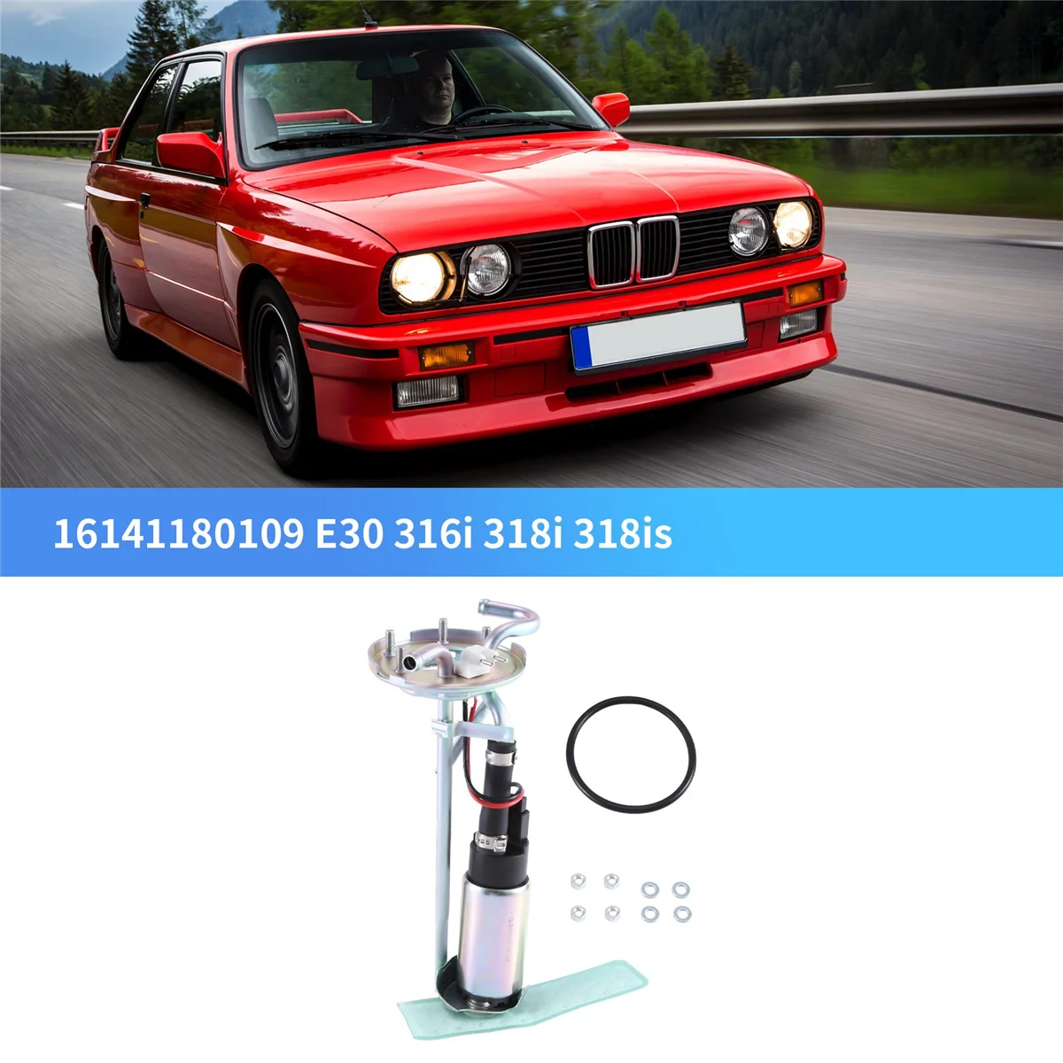 16141181075 16141180109 Fuel Pump Assembly Fuel Pump Kit Gasoline Pump Automotive for BMW 3 Series E30 316I 318I 318Is
16141181075 16141180109 Fuel Pump Assembly Fuel Pump Kit Gasoline Pump Automotive for BMW 3 Series E30 316I 318I 318Is