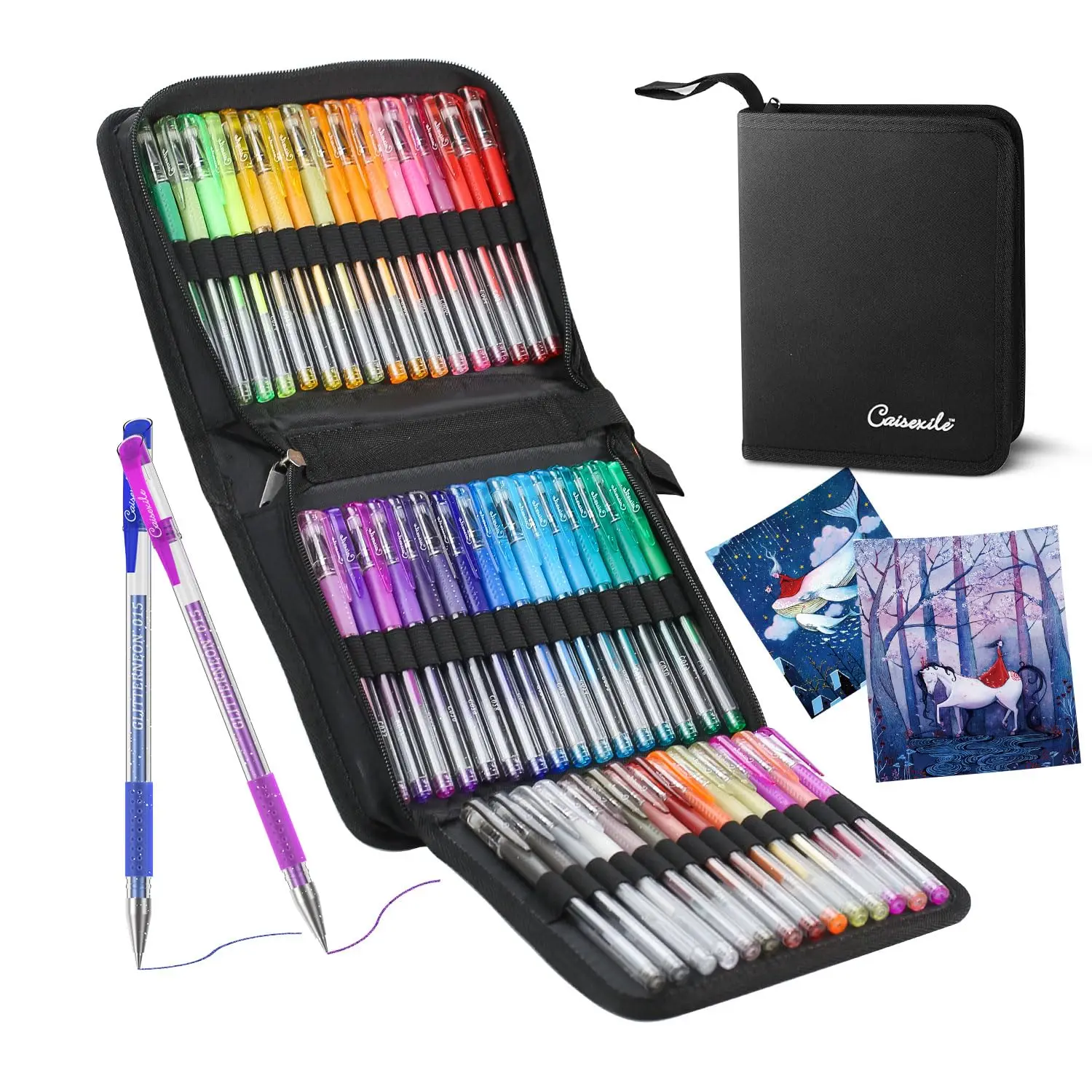 Artist Gel Pens 96 Pack, 48 Colors Extra Ink, for Scrapbooks Journaling Doodling & Back to School
Artist Gel Pens 96 Pack, 48 Colors Extra Ink, for Scrapbooks Journaling Doodling & Back to School
