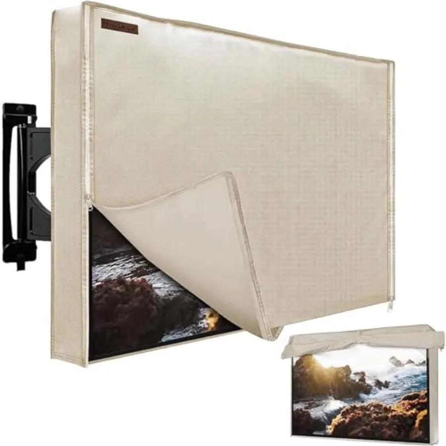 Outdoor TV Cover 80-85 Inch 600D Heavy Duty Waterproof and Weatherproof TV Screen Protector with Double Zipper Velcro Seal Fits
Outdoor TV Cover 80-85 Inch 600D Heavy Duty Waterproof and Weatherproof TV Screen Protector with Double Zipper Velcro Seal Fits