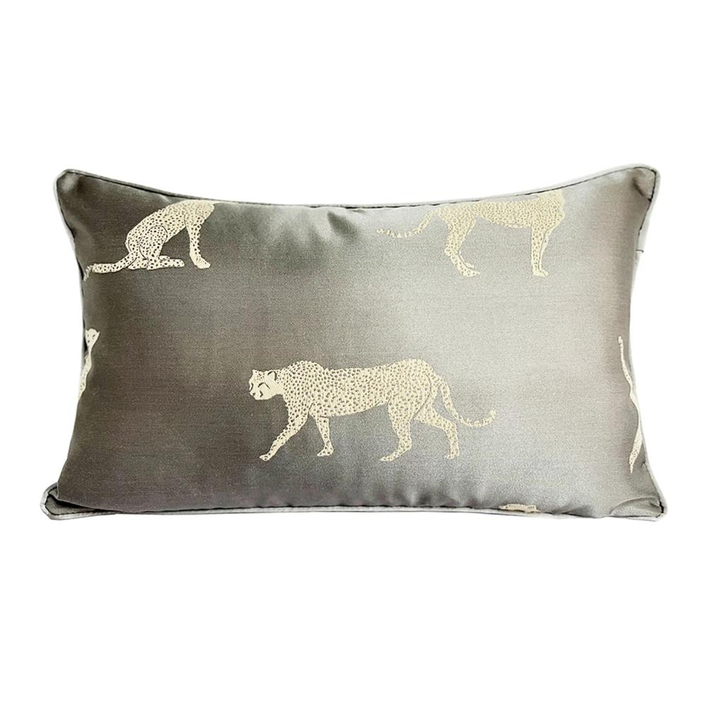 Fashion Woven Floor Waist Gray Leopard Pillow Case Decorative Home Sofa Chair Lumbar Cushion Cover 30x50cm, 1 Pc Set
Fashion Woven Floor Waist Gray Leopard Pillow Case Decorative Home Sofa Chair Lumbar Cushion Cover 30x50cm, 1 Pc Set