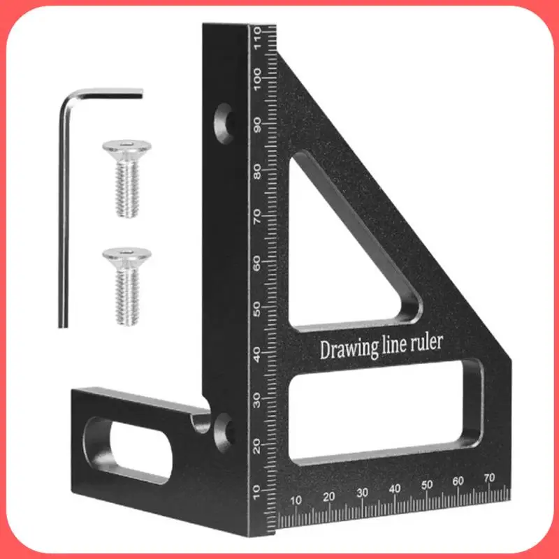AA89-45/90 Degree Aluminum Woodworking Square Protractor,Multi-Angle Miter Ruler,High Precision Layout Measuring Tool
AA89-45/90 Degree Aluminum Woodworking Square Protractor,Multi-Angle Miter Ruler,High Precision Layout Measuring Tool