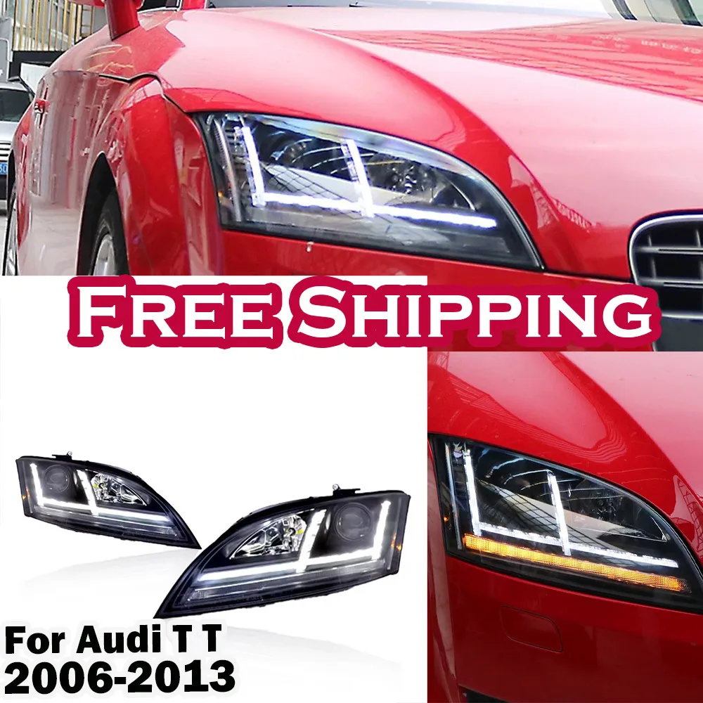 Car Head Lamp Assembly For Audi TT 2006-2013 Headlights Upgrade Modifide to NEW Audi Dynamic Turn Signal LED Headlight Assembly
Car Head Lamp Assembly For Audi TT 2006-2013 Headlights Upgrade Modifide to NEW Audi Dynamic Turn Signal LED Headlight Assembly
