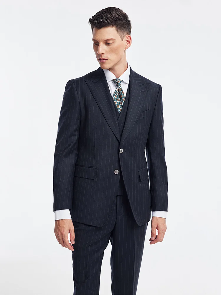 Men Suits Set 49% Wool Blazer Vest Pant Fashion Black Stripe Slim Fit 2022 Summer Leisure Wedding Groom Wear Man Clothing 60 46
Men Suits Set 49% Wool Blazer Vest Pant Fashion Black Stripe Slim Fit 2022 Summer Leisure Wedding Groom Wear Man Clothing 60 46