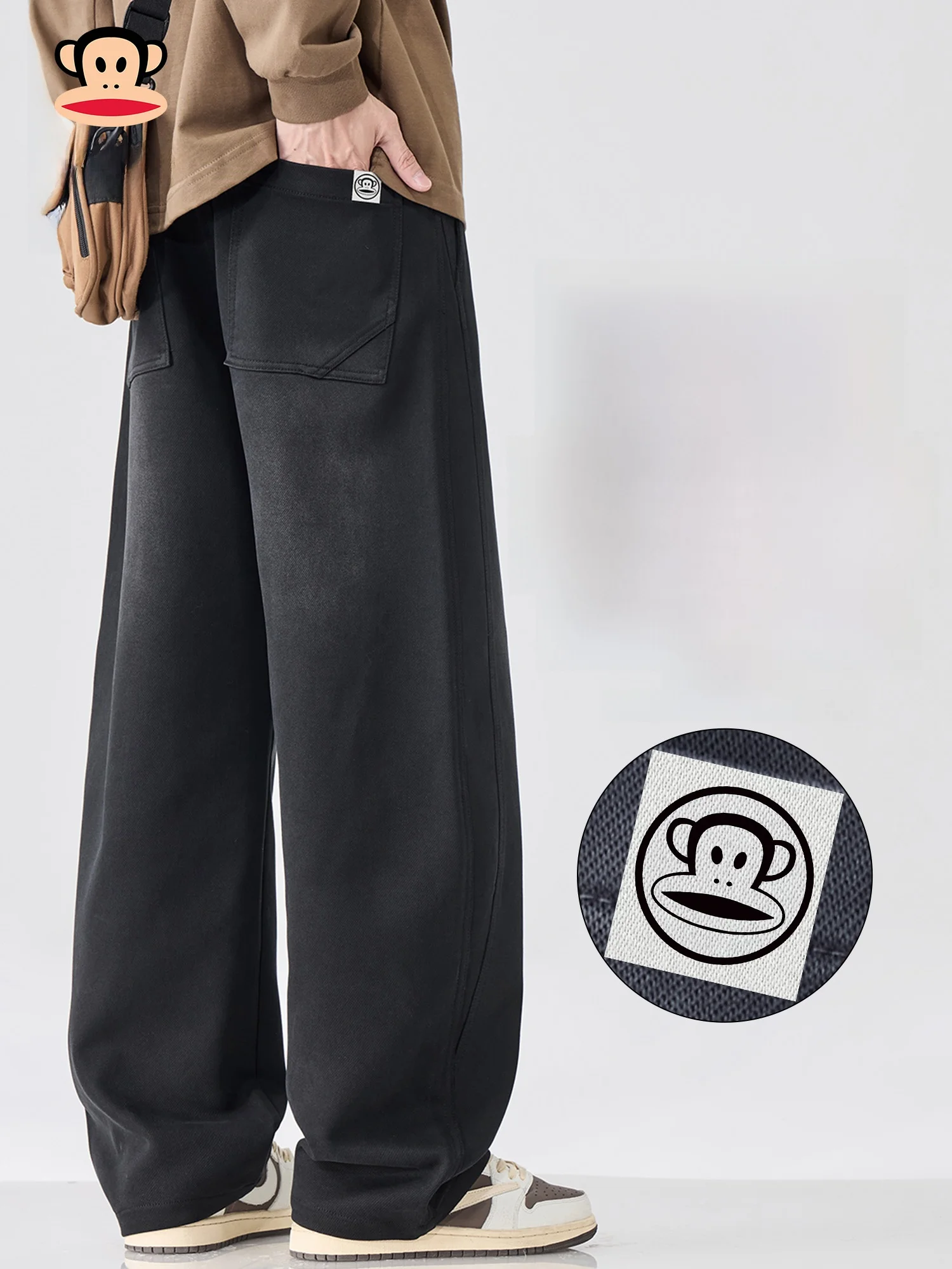 PaulFrank Men's Casual Pants American Sle Loose Drapey Wide Leg Long Trousers Spring Autumn Seasonal Comfortable Loose Fit
PaulFrank Men's Casual Pants American Sle Loose Drapey Wide Leg Long Trousers Spring Autumn Seasonal Comfortable Loose Fit