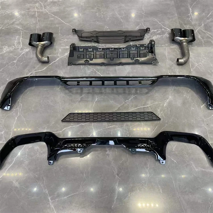 New X3M Rear Lip Tail Pipe Quad Exhaust Tips Gloss Black Diffuser for X3 G01 LCI 2022-2024
New X3M Rear Lip Tail Pipe Quad Exhaust Tips Gloss Black Diffuser for X3 G01 LCI 2022-2024