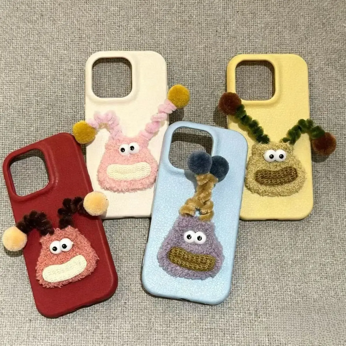 Phone Case For iPhone 17 16 15 14 13 12 11 X XS XR Pro Max Plus New INS Dopamine Color Paste Plush Monster Soft Protective Cover
Phone Case For iPhone 17 16 15 14 13 12 11 X XS XR Pro Max Plus New INS Dopamine Color Paste Plush Monster Soft Protective Cover