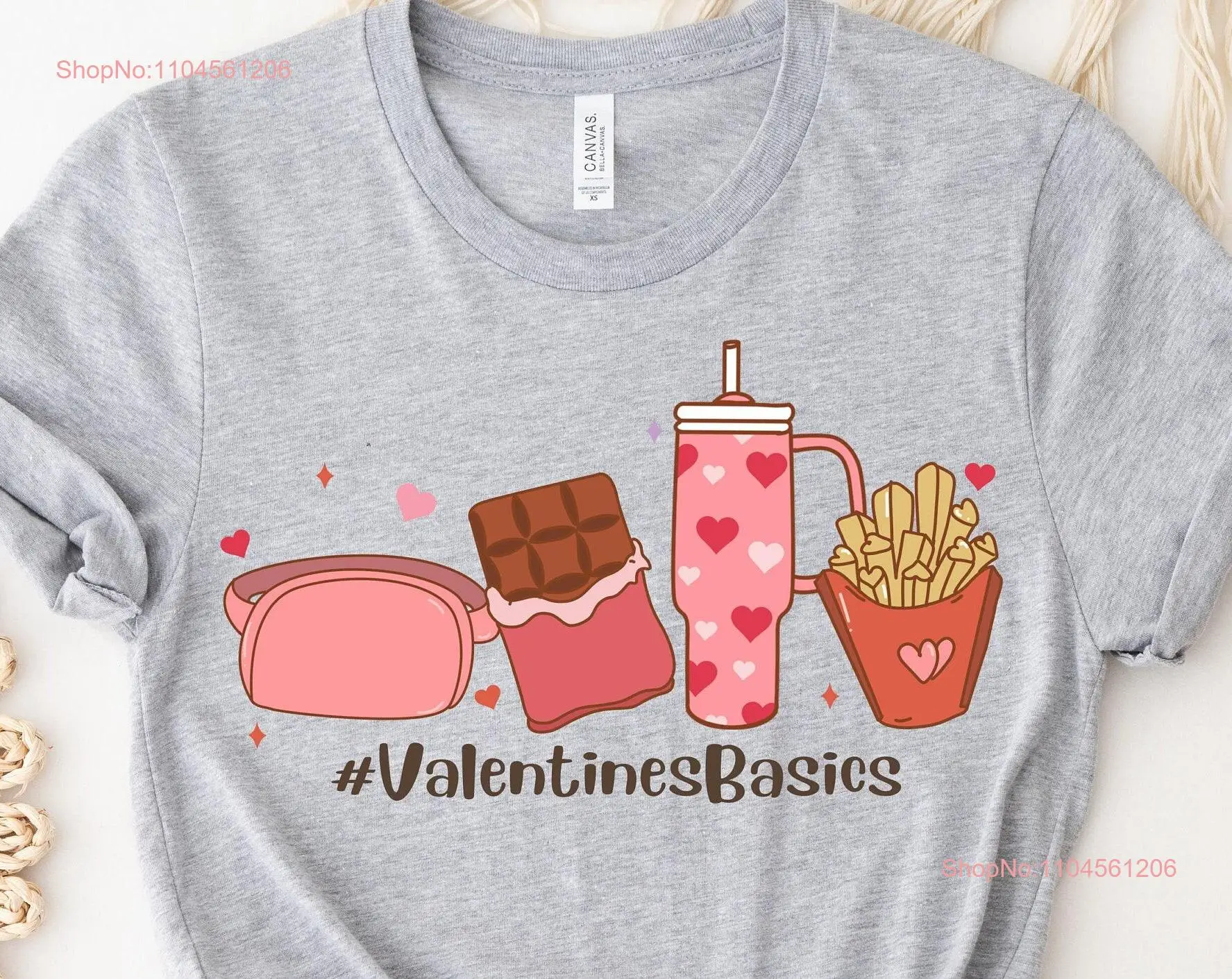 Valentine Basics T shirt Cute for Women s Funny Valentines Day Her Matching long or short sleeves
Valentine Basics T shirt Cute for Women s Funny Valentines Day Her Matching long or short sleeves