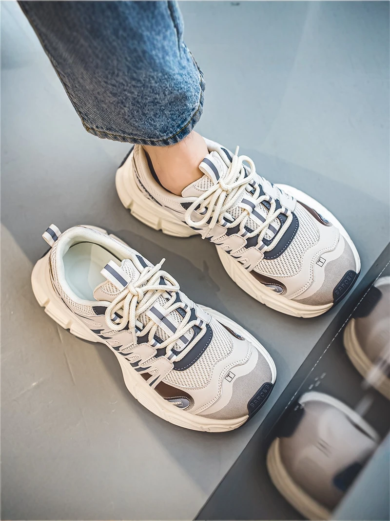 Men's Breathable Summer Shoes Thick Sole Wide Foot Dad Style Casual Sports Sneakers Synthetic Leather Inner round Head Outdoor
Men's Breathable Summer Shoes Thick Sole Wide Foot Dad Style Casual Sports Sneakers Synthetic Leather Inner round Head Outdoor