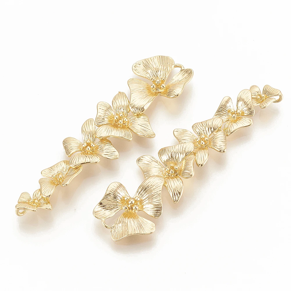 2 шт., латунные подвески с цветочным соединением, настоящее 18-каратное позолоченное ювелирное изделие, длинные серьги-капли, аксессуары «сделай сам», женские праздничные подарки
2 шт., латунные подвески с цветочным соединением, настоящее 18-каратное позолоченное ювелирное изделие, длинные серьги-капли, аксессуары «сделай сам», женские праздничные подарки