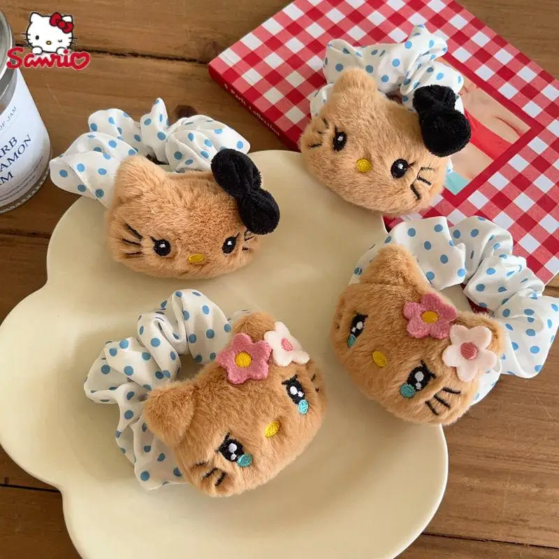 Kawaii Sanrio Anime Hair Ring Cute Hello Kitty Cartoon Hawaiian Black Skin Bowknot Wave Point Hair Rope Head Rope Gift for Girl
Kawaii Sanrio Anime Hair Ring Cute Hello Kitty Cartoon Hawaiian Black Skin Bowknot Wave Point Hair Rope Head Rope Gift for Girl