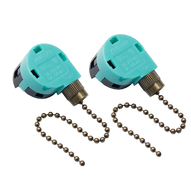 ZE-268S6 Canopy Wall Lamp with Pull Chain Ceiling Fan Light Switches 6A Max. Current 
ZE-268S6 Canopy Wall Lamp with Pull Chain Ceiling Fan Light Switches 6A Max. Current