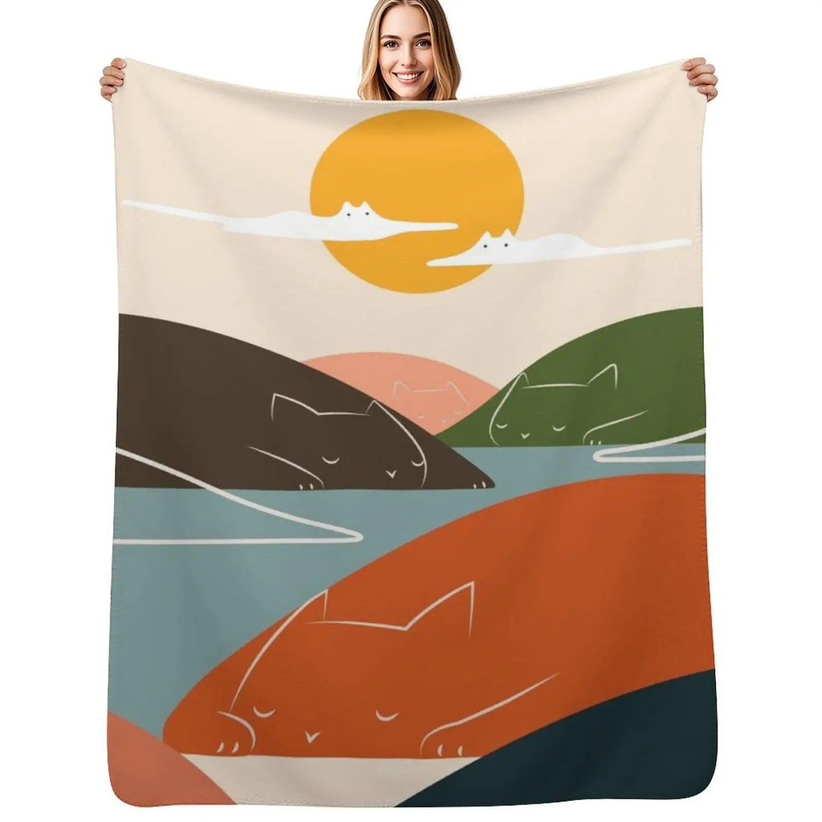 Cat Landscape 104 Throw Blanket Outdoor Soft Blanket for Picnic Beach Camping
Cat Landscape 104 Throw Blanket Outdoor Soft Blanket for Picnic Beach Camping