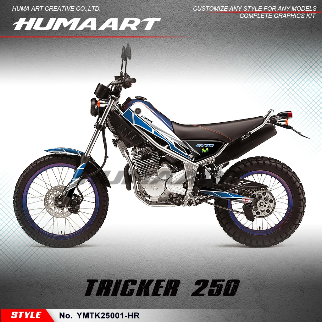 HUMAART Motorcycle Decals Wrap Sticker Kit for Yamaha Tricker 250 XG250 Tricker XG250 2009-2017, YMTK25001-HR
HUMAART Motorcycle Decals Wrap Sticker Kit for Yamaha Tricker 250 XG250 Tricker XG250 2009-2017, YMTK25001-HR