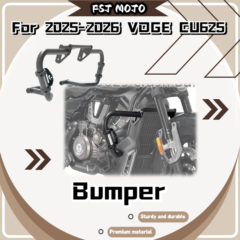 For VOGE CU625 AMT 2025-2026 Crash Bar, Anti-Fall Bumper Engine Guard Protector Auto Moto Mod Accessories
For VOGE CU625 AMT 2025-2026 Crash Bar, Anti-Fall Bumper Engine Guard Protector Auto Moto Mod Accessories