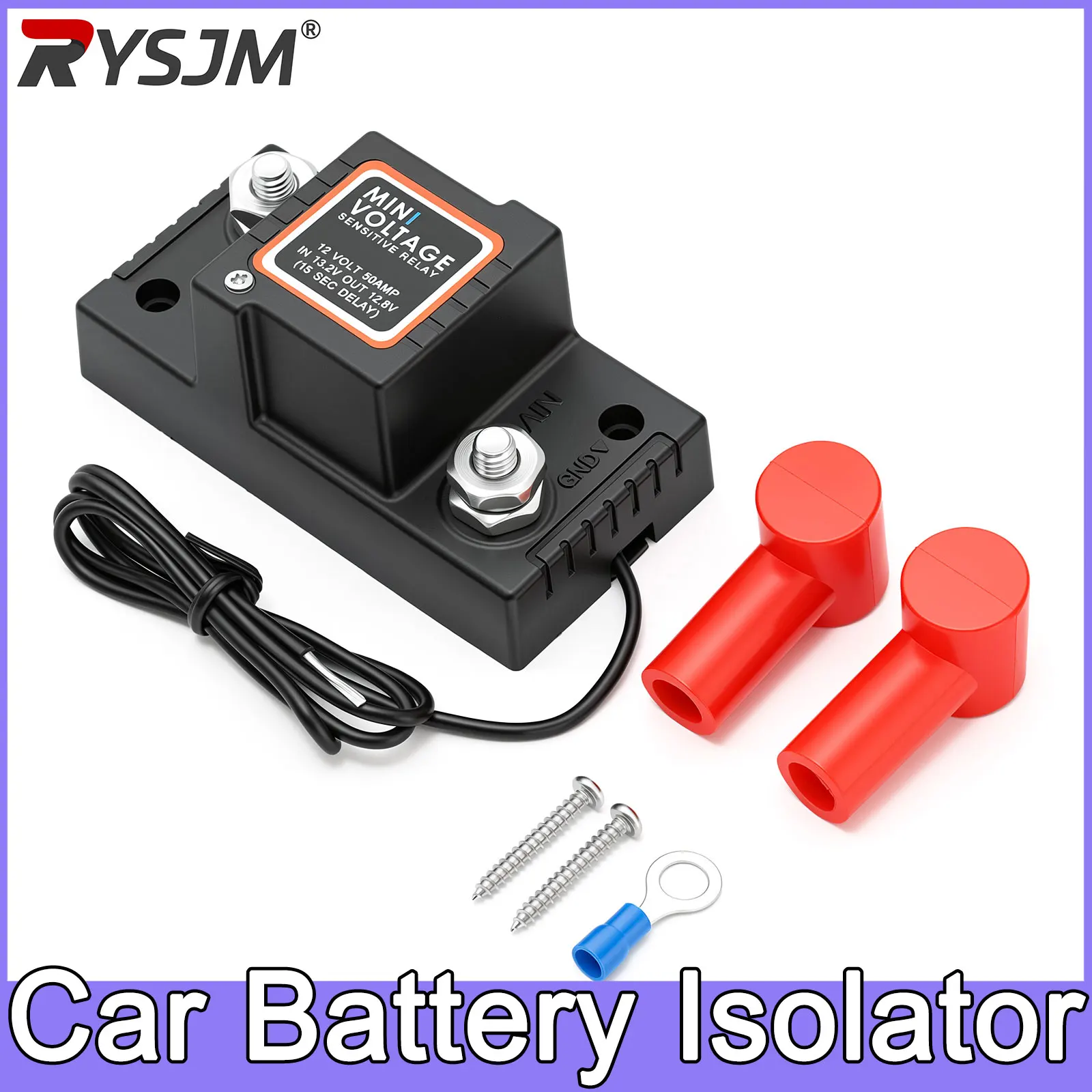 Car Battery Isolator Waterproof Mini Voltage Sensitive Relay 12V 50A Car Motorcycle VSR for Car ATV UTV Boats RV Truck
Car Battery Isolator Waterproof Mini Voltage Sensitive Relay 12V 50A Car Motorcycle VSR for Car ATV UTV Boats RV Truck