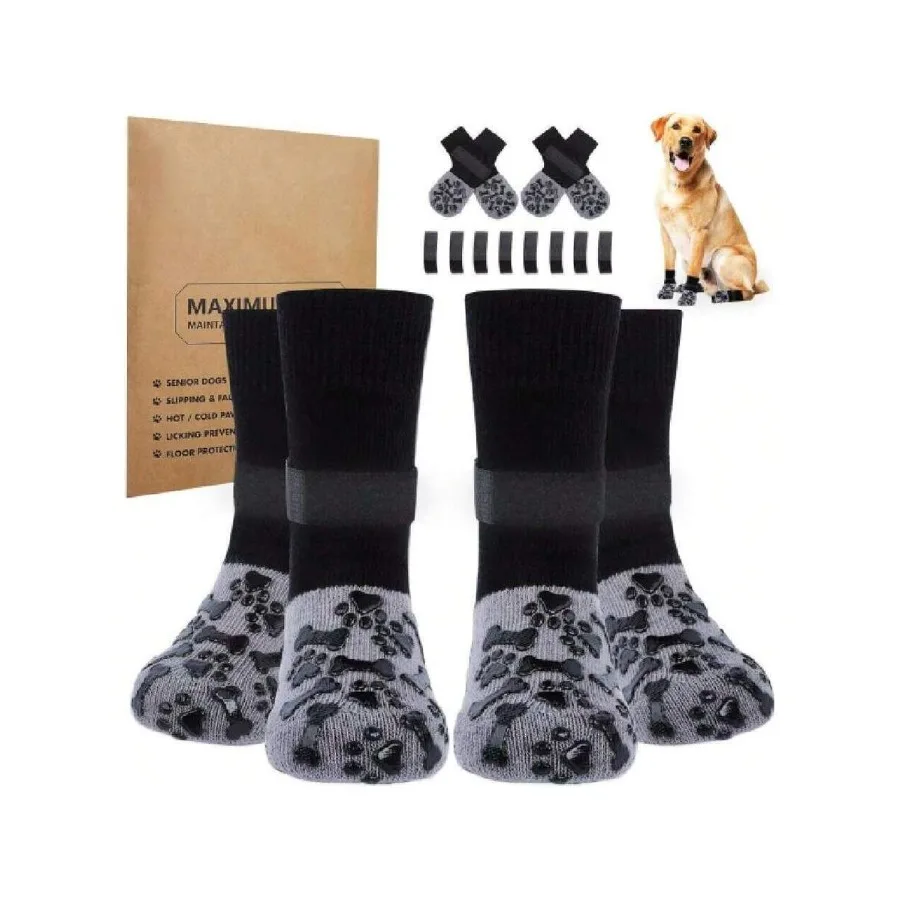 【New Arrival】Anti-Slip Dog Socks with Bone & Paw Print, Traction Control Booties for Senior Dogs to Prevent Sliding
【New Arrival】Anti-Slip Dog Socks with Bone & Paw Print, Traction Control Booties for Senior Dogs to Prevent Sliding