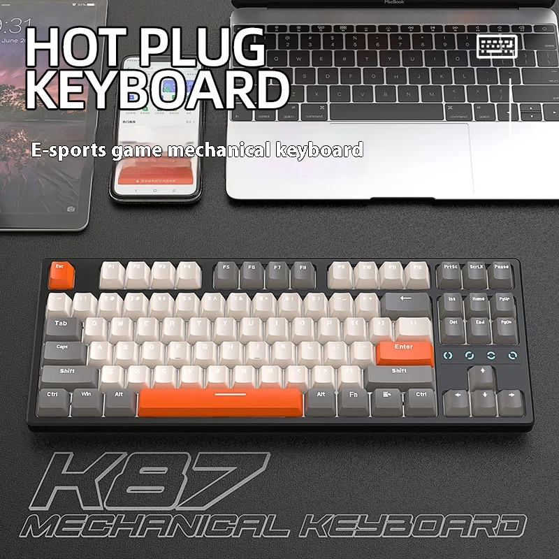 Free Wolf 87-Key Mechanical Gaming Keyboard Hot Swappable Short Shafts Interchangeable E-Sports Specific Consumer Electronics
Free Wolf 87-Key Mechanical Gaming Keyboard Hot Swappable Short Shafts Interchangeable E-Sports Specific Consumer Electronics