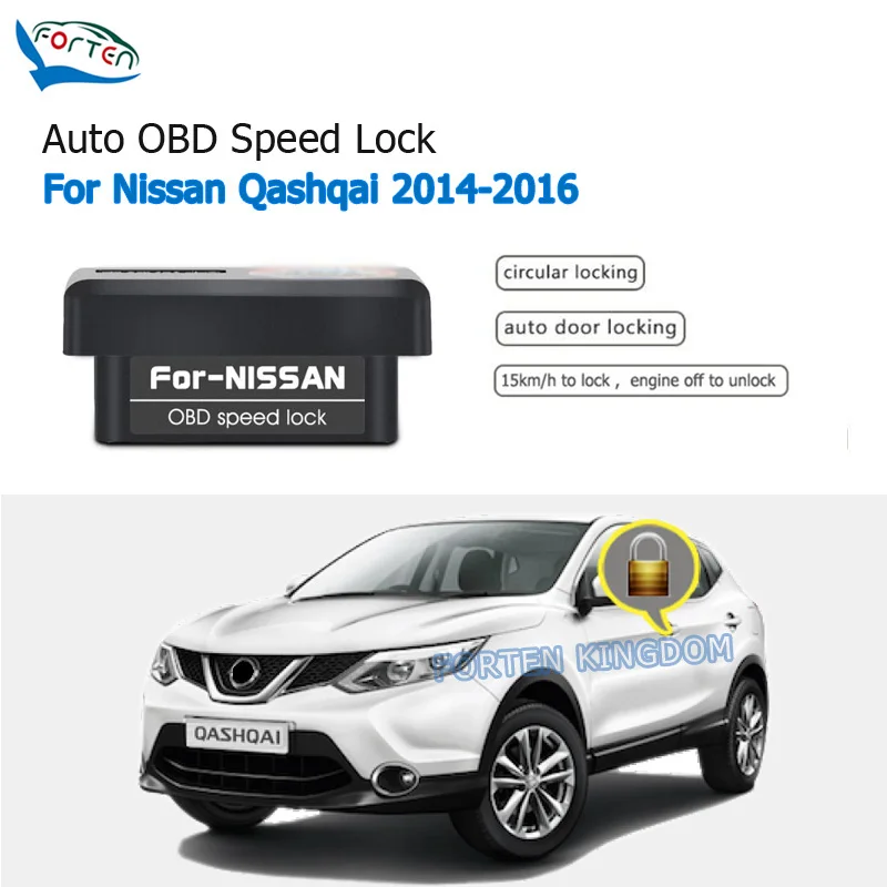 Car Auto OBD Plug And Play Door Speed Lock & Unlock Device 4 Door For Nissan Qashqai 2014-2016
Car Auto OBD Plug And Play Door Speed Lock & Unlock Device 4 Door For Nissan Qashqai 2014-2016
