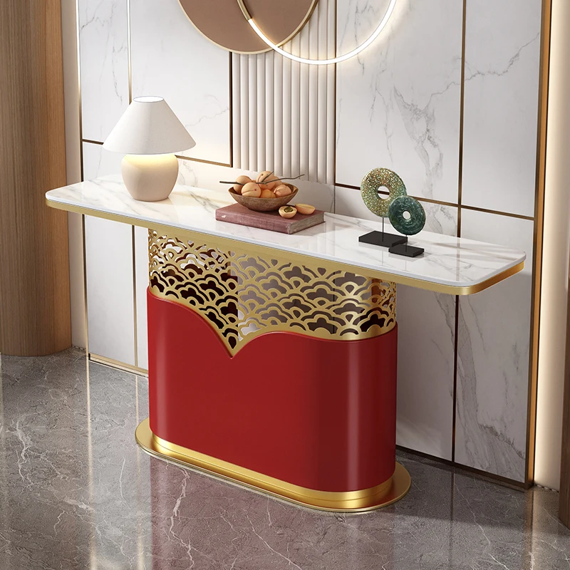 Luxury Nordic Console Tables Modern Creative Decoration Elegant Console Tables Glamour Trendy Consolle Da Ingresso Living Room
Luxury Nordic Console Tables Modern Creative Decoration Elegant Console Tables Glamour Trendy Consolle Da Ingresso Living Room