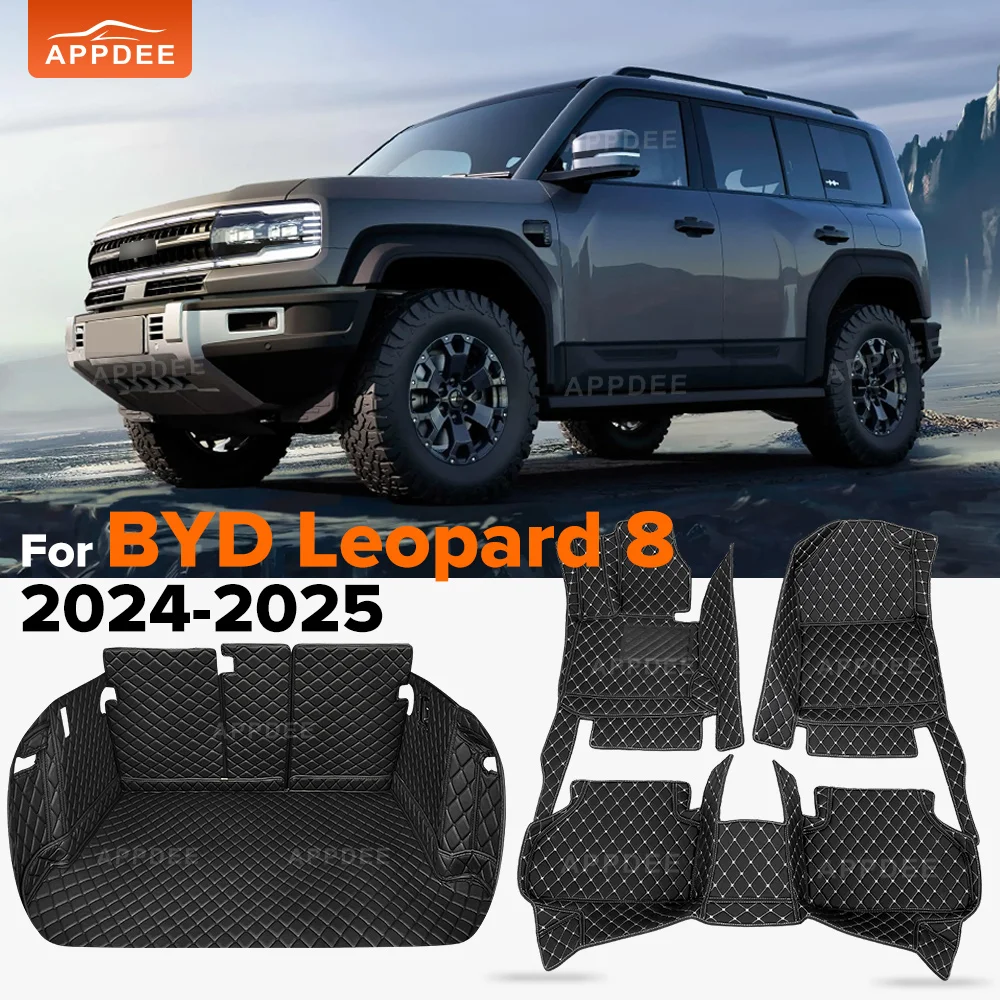 Car Floor Mats For BYD Leopard 8 (6/7 Seats) 2024 2025 Car Trunk Mats Cargo Liner Foot Pads Interior Accessories
Car Floor Mats For BYD Leopard 8 (6/7 Seats) 2024 2025 Car Trunk Mats Cargo Liner Foot Pads Interior Accessories