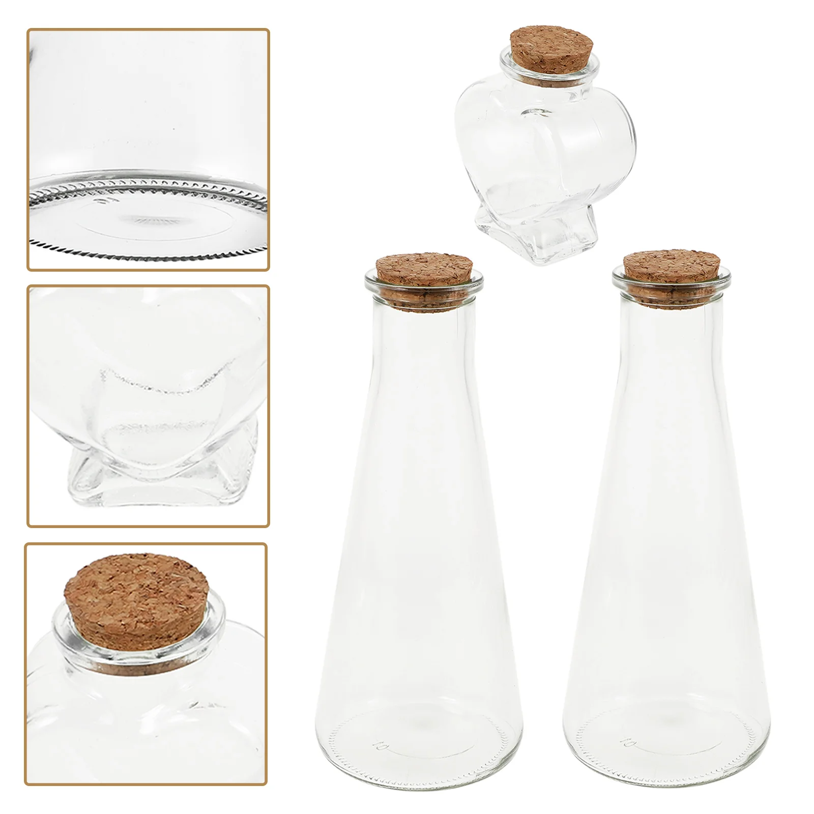 3 Pcs Sand Ceremony Bottle Set Little Glass Bottles Decorative Mini Keepsake Jar Empty
3 Pcs Sand Ceremony Bottle Set Little Glass Bottles Decorative Mini Keepsake Jar Empty