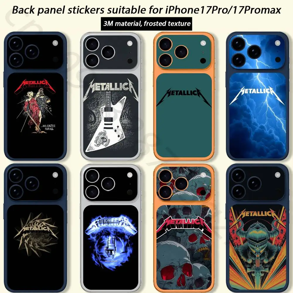 S-Seasons M-Metallica Band For iPhone 17 pro Max 17 pro Full Cover Decal Skin Wrap 3D Colorful Rear Protective Sticker Film
S-Seasons M-Metallica Band For iPhone 17 pro Max 17 pro Full Cover Decal Skin Wrap 3D Colorful Rear Protective Sticker Film