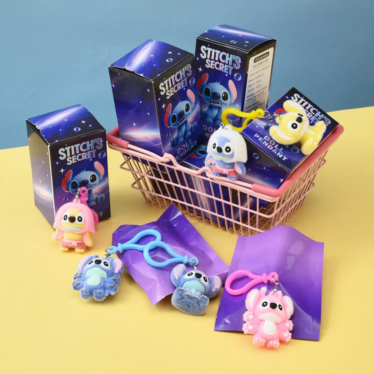 Cartoon character Stiddy pendant doll keychain blind bag toy gift piece trendy blind box
Cartoon character Stiddy pendant doll keychain blind bag toy gift piece trendy blind box