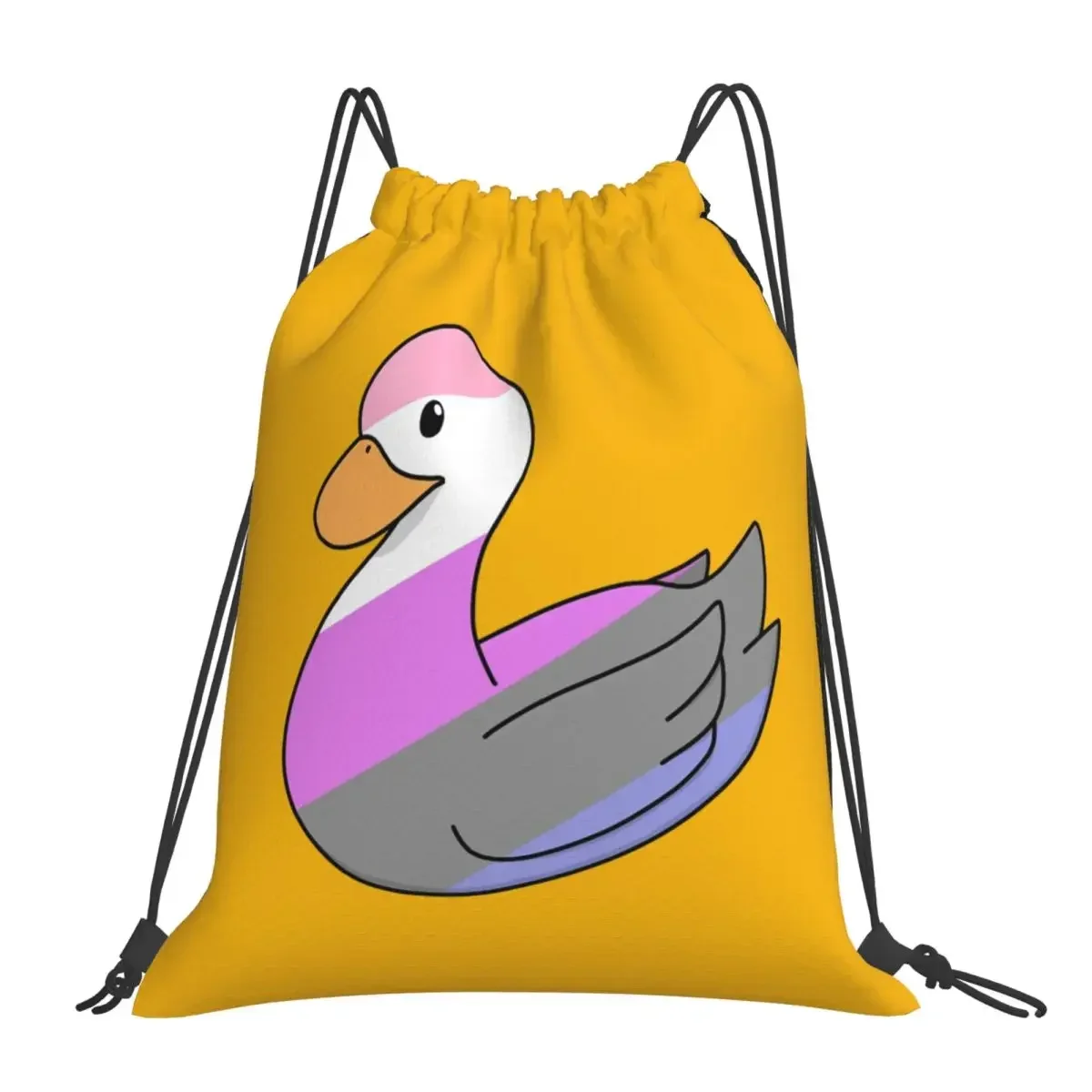 Пастельные рюкзаки Genderfluid Duck, портативные сумки на шнурке, карманные спортивные сумки на шнурке, сумки для книг для путешествий, школы
Пастельные рюкзаки Genderfluid Duck, портативные сумки на шнурке, карманные спортивные сумки на шнурке, сумки для книг для путешествий, школы