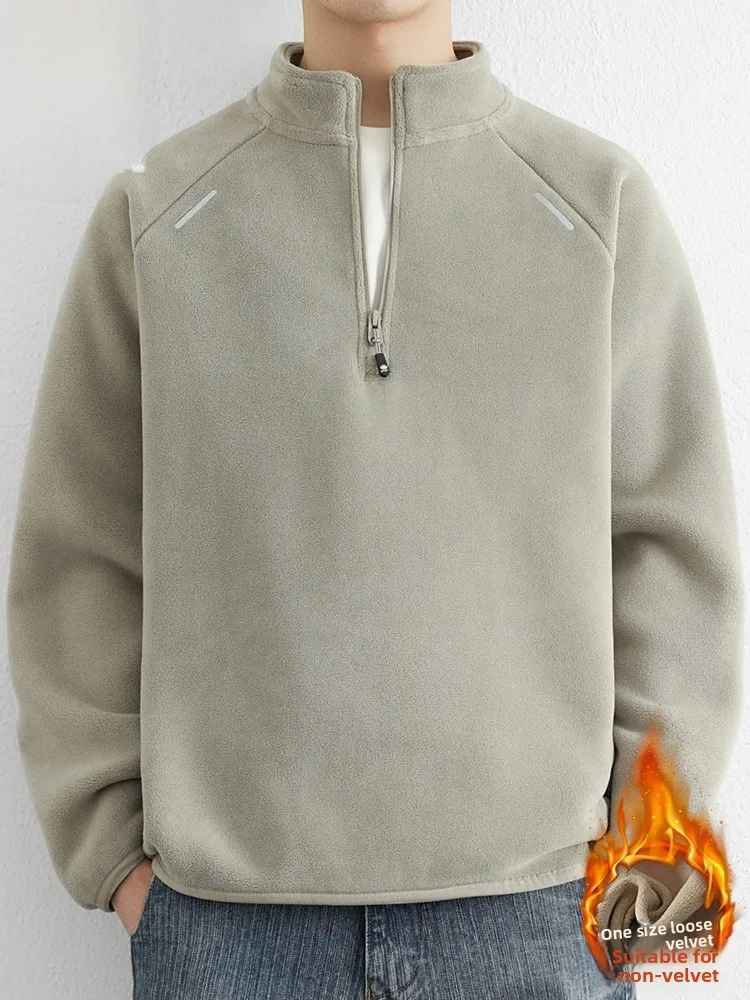 Мужская утепленная толстовка на молнии с воротником-стойкой, длинными рукавами, повседневная, из полиэстера, зимняя куртка
Мужская утепленная толстовка на молнии с воротником-стойкой, длинными рукавами, повседневная, из полиэстера, зимняя куртка