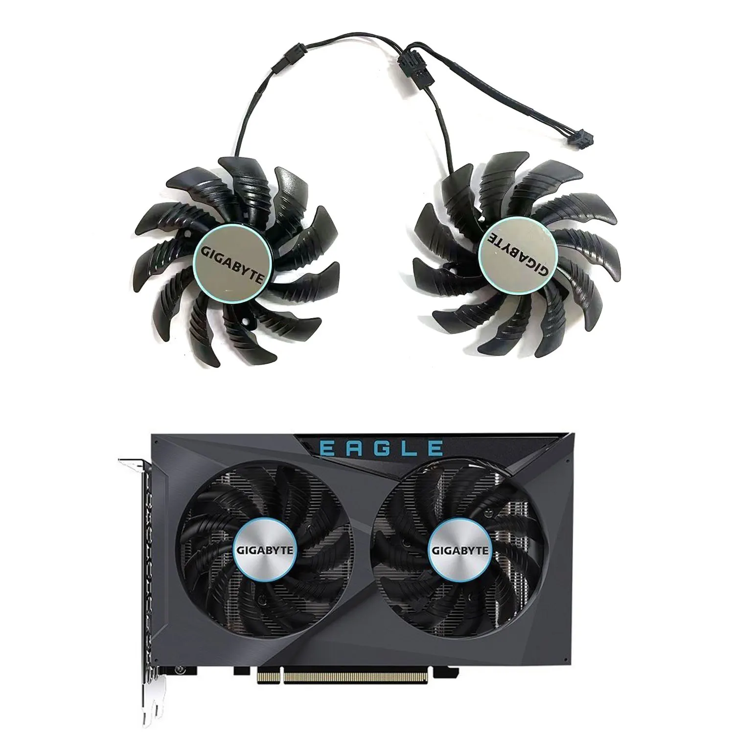 New graphics card replacement fan 3PIN 75MM PLD08010S12HH for Gigabyte RX 6400 6500 EAGLE 4G Falcon Graphics Card
New graphics card replacement fan 3PIN 75MM PLD08010S12HH for Gigabyte RX 6400 6500 EAGLE 4G Falcon Graphics Card