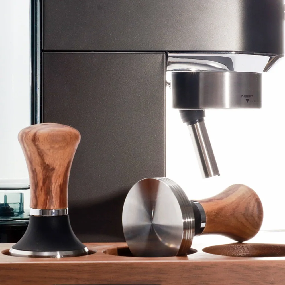 Stainless Steel Flat Base Coffee Tamper 51/53/58 MM Walnut Handle Coffee Powder Pressing Hammer Detachable Manual
Stainless Steel Flat Base Coffee Tamper 51/53/58 MM Walnut Handle Coffee Powder Pressing Hammer Detachable Manual